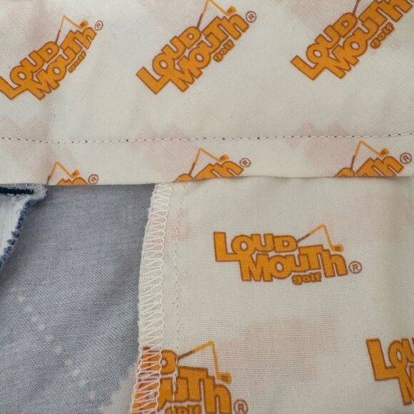 Loudmouth Blue, Yellow and White Argyle Golf Pants 32X34L - Picture 7 of 12